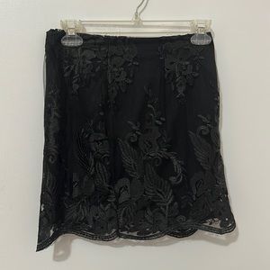 Windsor lace bodycon mini skirt